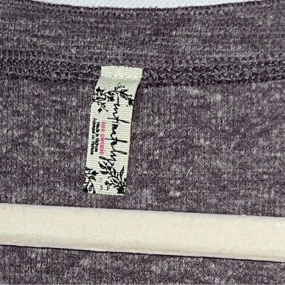 Free People Intimately Women's Dylan Thermal Bodysuit Button Placket Bodycon‎ Sm - Picture 4 of 16